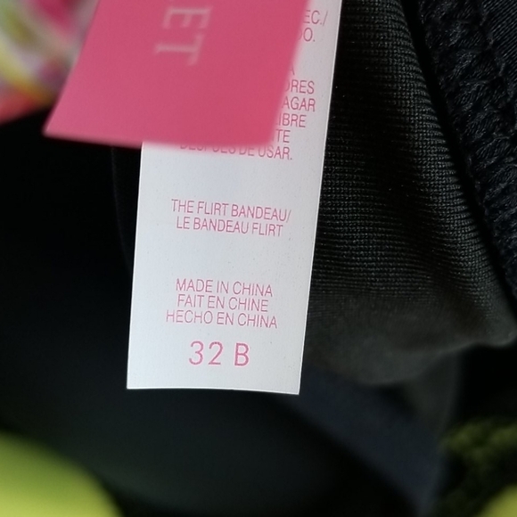 32B Victoria's Secret Hottie Halter Swimsuit neon - Picture 8 of 13